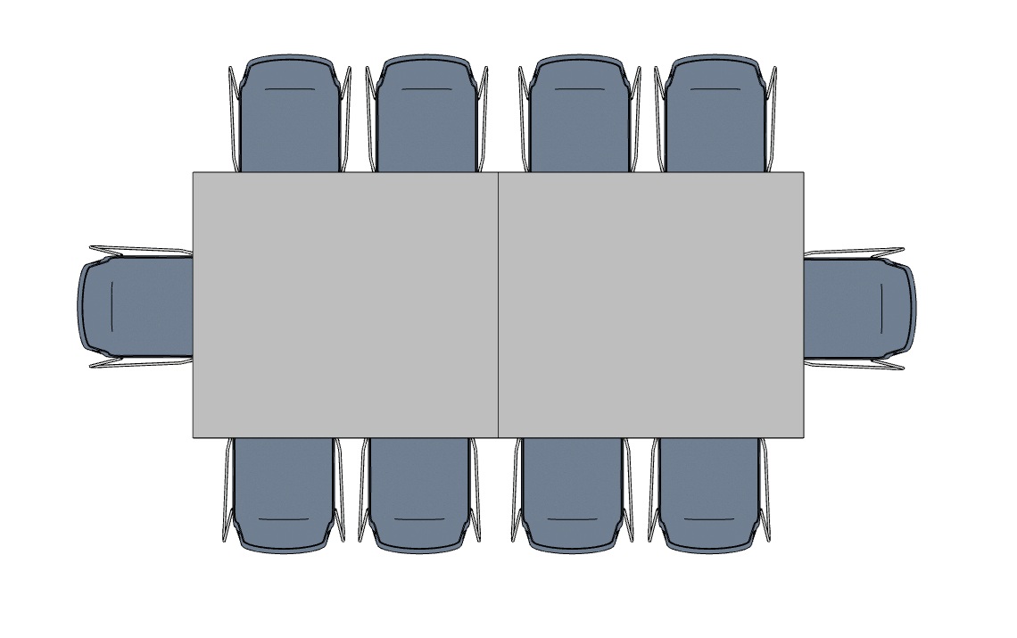 Jednací stůl GATE GATE 140X277 SUNRISE